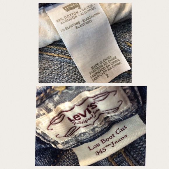 ❌SOLD❌Levi's 545 Faux Back Flap Low Bootcut Jeans - Picture 7 of 8